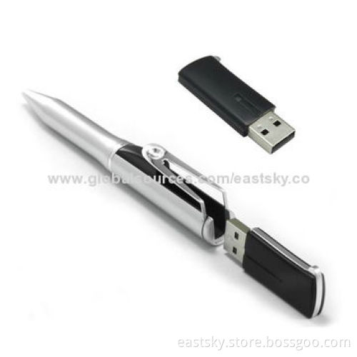 Pen-shaped USB Drive, Data Retention More Than 10 Years, No Driver Needed, Deft Configuration